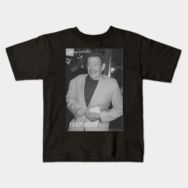 jerry stiller 1927-2020 Kids T-Shirt by Halmoswi